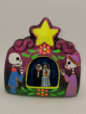 CA001 DAY OF THE DEAD CERAMIC, H: 3in.
