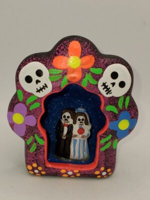 CA002 DAY OF THE DEAD CERAMIC, H: 3in.