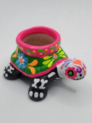 CH4 DAY OF THE DEAD CERAMIC VASE H: 2 in.