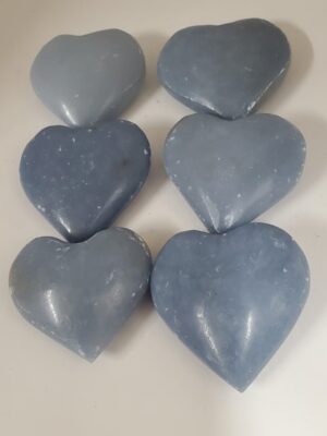 FA5 ANGELITE STONE HEART SHAPE /lb