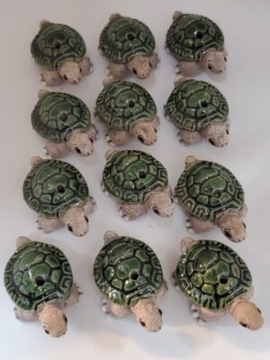 GAS02 A DOZEN CERAMIC INCENSE HOLDER