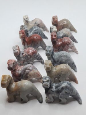 GD008 ONE BRONTOSAURUS STONE FIGURINES