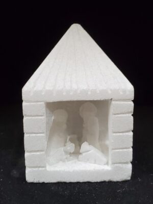 GF14 STONE NATIVITY DECORATION H: 2.5 in.