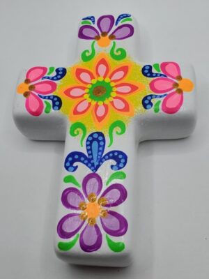 GG017 CERAMIC CROSSES H: 4 in.