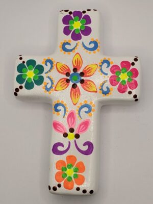 GG024 CERAMIC CROSSES H: 4 in.