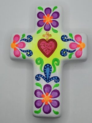 GG009 CERAMIC CROSSES H: 4 in.
