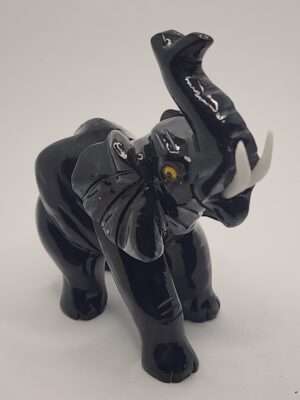 GD101 ELEPHANT STONE FIGURINES H: 3.25 in.