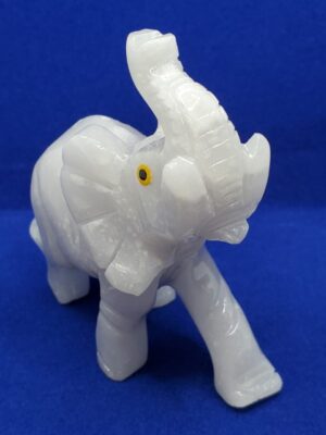 GD102 ELEPHANT STONE FIGURINES H: 3.25 in.