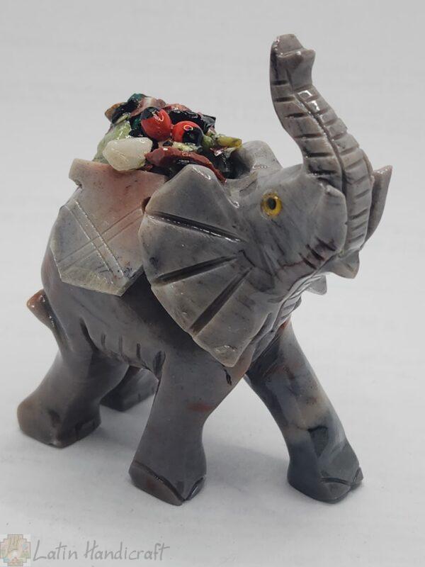 GD110 ELEPHANT  STONE FIGURINES