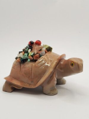 GD113 TURTLE STONE FIGURINES H: 1.75 in.