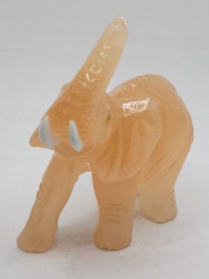 GD115 ELEPHANT STONE FIGURINES H: 3.25 in.