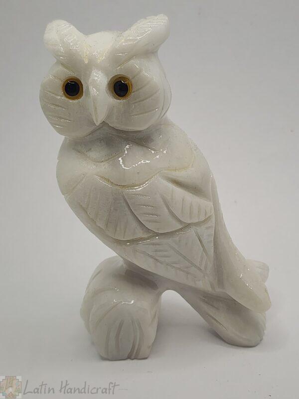 GD119 OWL  STONE FIGURINES