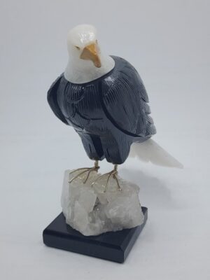 GD200 EAGLE STONE FIGURINES H: 3.75 in.