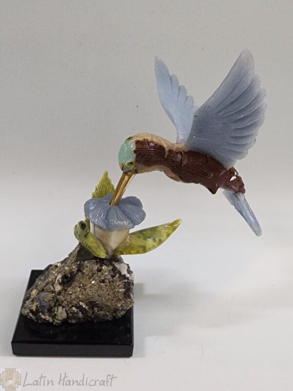 GD403 HUMMINGBIRD  STONE FIGURINES