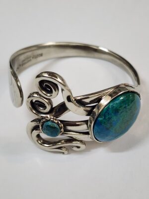 HA20 CHRYSOCOLLA STONE HANDMADE BRACELET