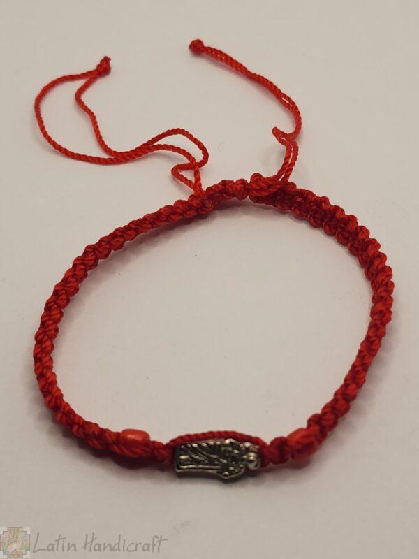 HA46   RED THREAD WITH SAINT JUDE  BRACELET