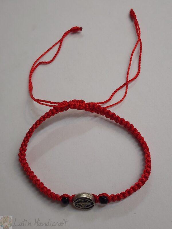 HA47   RED THREAD WITH SAINT BENEDICT  BRACELET