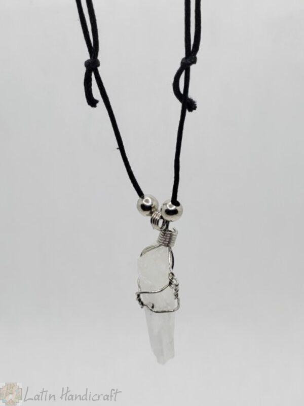 HD50   CLEAR QUARTZ HANDMADE NECKLACES