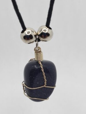 HD57 SILVER RAIN STONE NECKLACES