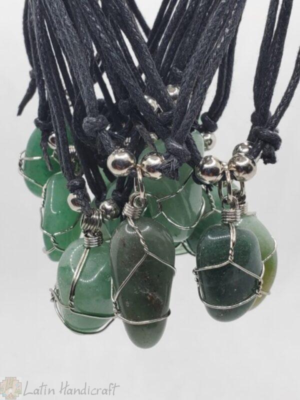 HD59   GREEN AVENTURINE STONE NECKLACES