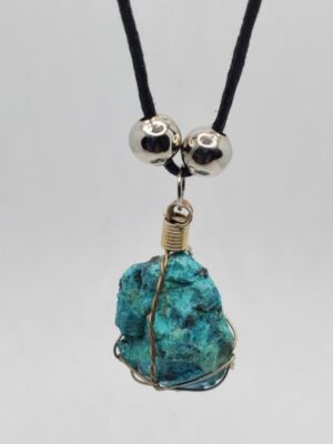 HD64 CHRYSOCOLLA STONE HANDMADENECKLACES