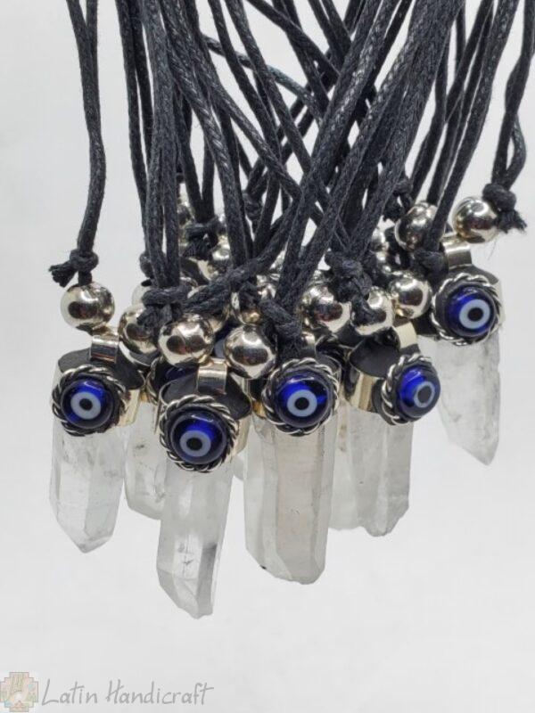 HD70   CLEAR QUARTZ HANDMADE NECKLACES