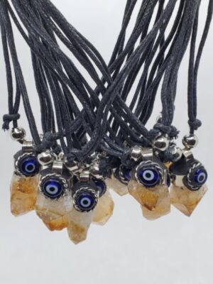 HD71 ONE CITRINE HANDMADE NECKLACES