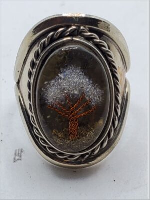 HE01 PERUVIAN RING WITH TREE OF LIFE