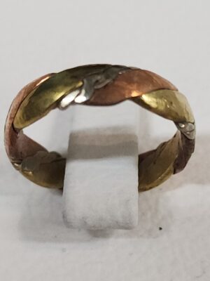 HE29 PERUVIAN RINGS WITH 3 METALS