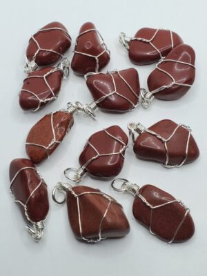 HF26 ONE RED JASPER PENDANT