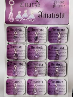 HF35 ONE DOZEN AMETHYST PENDANTS