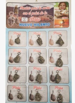 HF37 ONE DOZEN PYRITE PENDANT