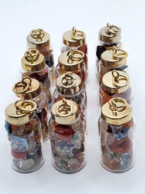 HF40 ONE UNIT MINI BOTTLES WITH ASSORTED STONES