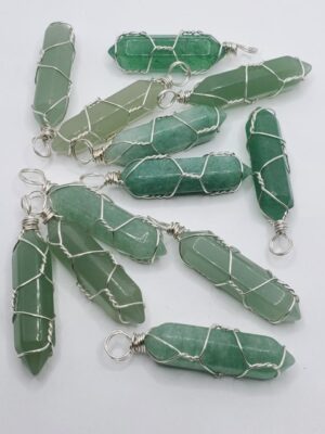 HF46 ONE UNIT AVENTURINE PENDANTS