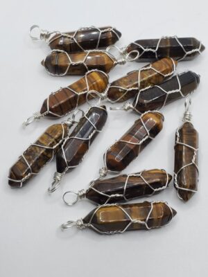 HF47 ONE UNIT TIGER EYE PENDANT