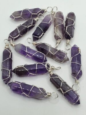 HF48 ONE UNIT AMETHYST PENDANTS