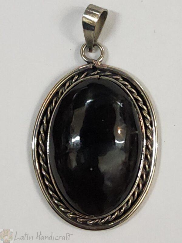 HF09     12 UNIT OBSIDIAN PENDANT