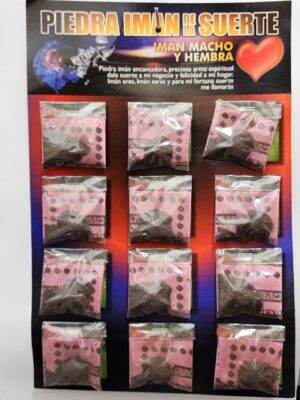 MD19 MYSTIC AMULET "POLVO DE IMAN WITH MAGNETS"