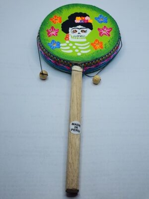 CI001SPIN HAND DRUM "DAMASA" H: 7.5 in.