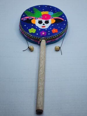 CI002SPIN HAND DRUM "DAMASA" H: 7.5 in.