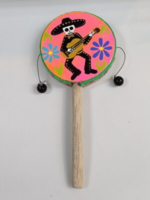 CI003SPIN HAND DRUM "DAMASA" H: 7.5 in.