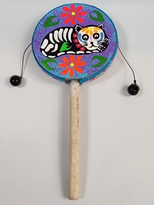 CI005SPIN HAND DRUM "DAMASA" H: 7.5 in.