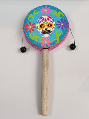 CI006SPIN HAND DRUM "DAMASA" H: 7.5 in.