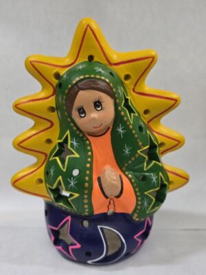 GJ02 PERUVIAN CERAMIC DECORATIVE H: 9 in.