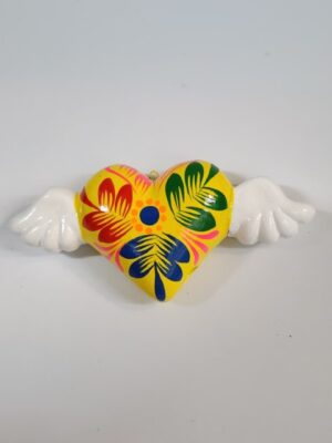 GJ24   PERUVIAN CERAMIC DECORATIVE  L: 3.5in.