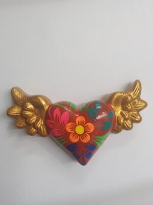 GJ25   PERUVIAN CERAMIC DECORATIVE  L: 5.25in