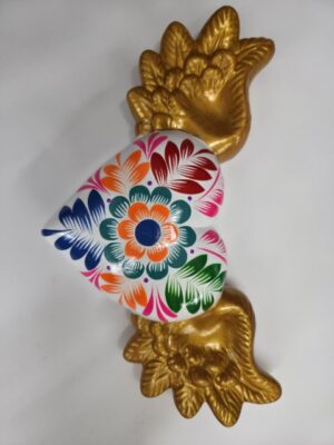 GJ27 PERUVIAN CERAMIC DECORATIVE L: 10in.