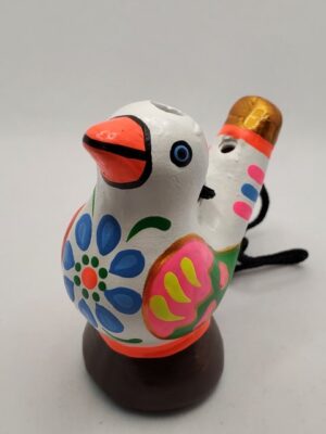 K013   WATER WHISTLE CERAMIC OCARINA H: 2.75 in.