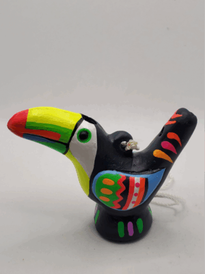 K006   WATER WHISTLE CERAMIC OCARINA H: 2.75 in.